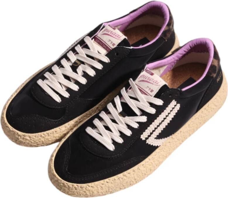 Puraai Zwarte Sneakers Polly Black Dames