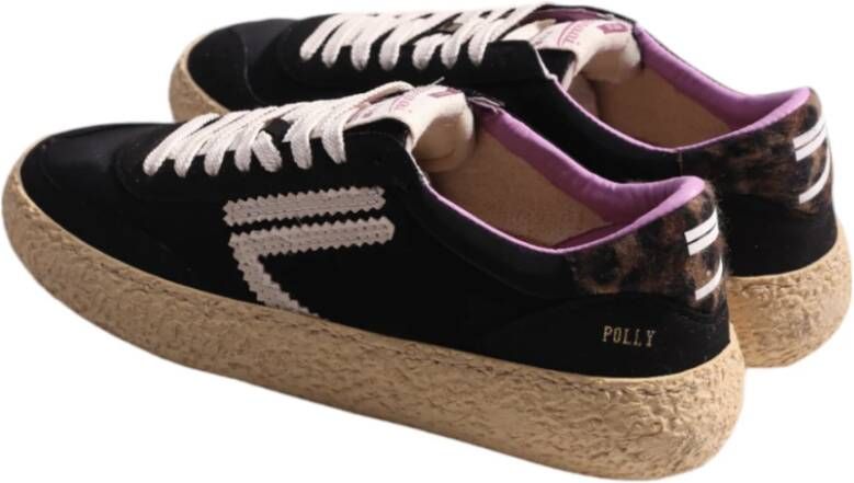 Puraai Zwarte Sneakers Polly Black Dames