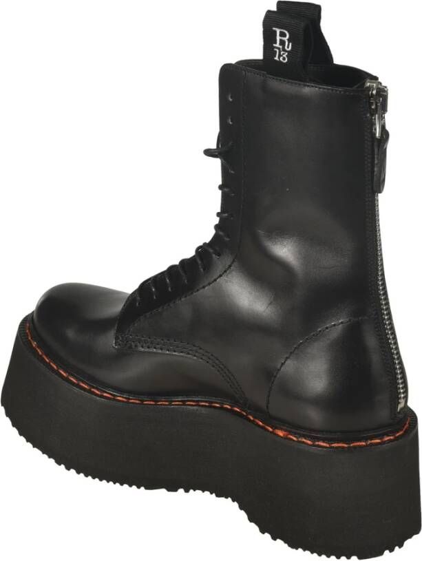 R13 Lace-up Boots Black Dames