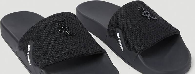 Raf Simons Flip Flops Zwart Heren