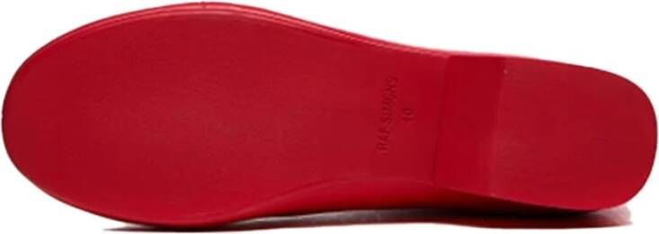 Raf Simons Hoge Rode Unieke Unisex Schoenen Red Dames