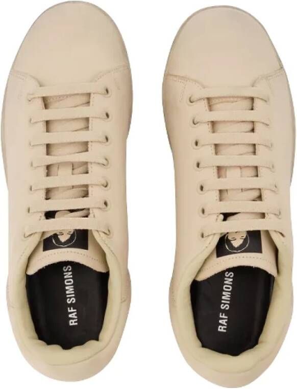 Raf Simons Leather sneakers Beige Heren