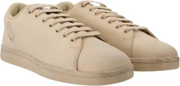 Raf Simons Leather sneakers Beige Heren