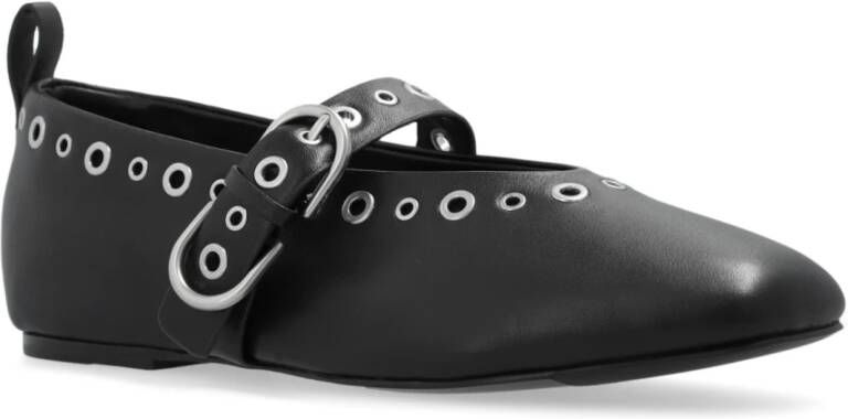 Rag & Bone Ballerina's Spire Mary Jane Grommets Black Dames