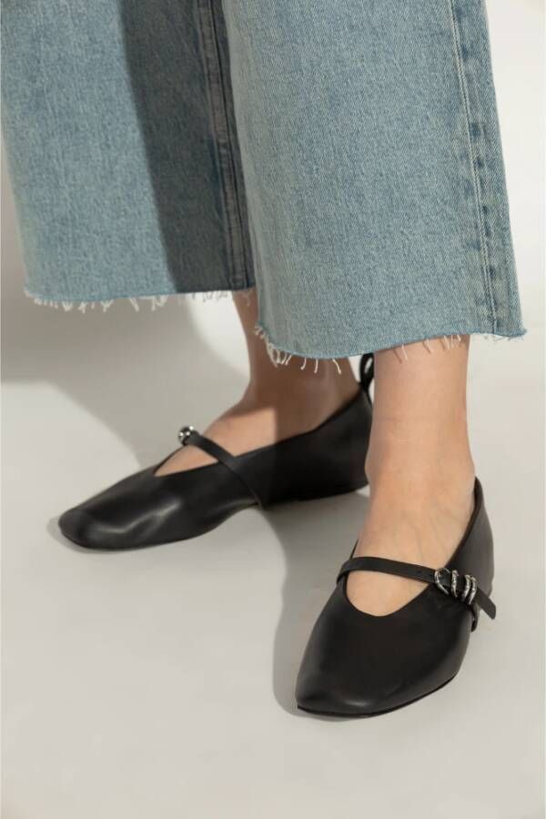 Rag & Bone Ballet Flats Spire Mary Jane Black Dames