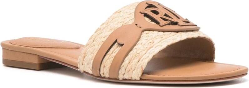 Ralph Lauren Alegra slide Brown Dames