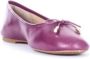 Ralph Lauren Dames Leren Ballerina Flats Paars Dames - Thumbnail 5