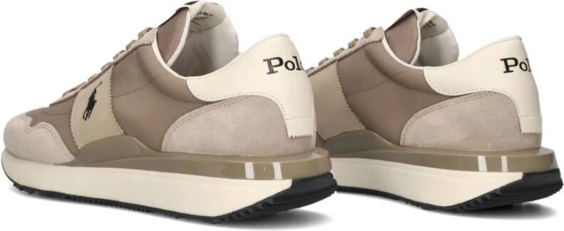 Ralph Lauren Beige Lage Top Sneakers Train 89 Beige Heren