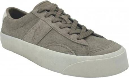 Ralph Lauren Beige Suède Heren Sneakers Beige Heren