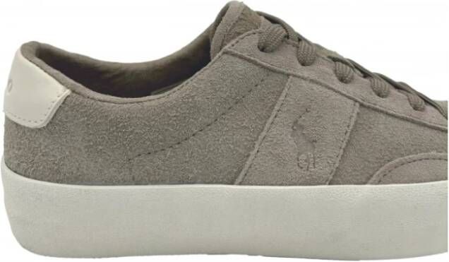 Ralph Lauren Beige Suède Heren Sneakers Beige Heren