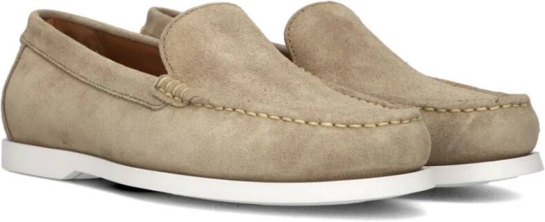 Ralph Lauren Beige Suède Loafers Merton Venetian Beige Heren