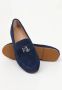 Ralph Lauren Blauwe Suède Loafers met Metalen Ornament Blue Dames - Thumbnail 4