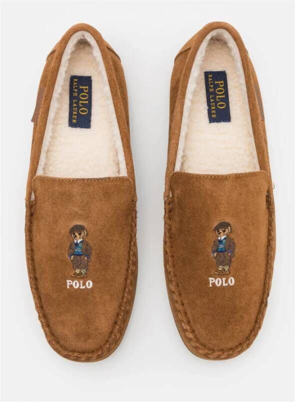 Ralph Lauren Comfortabele Pantoffels Brown Heren