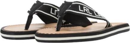 Ralph Lauren Flip Flops Zwart Dames