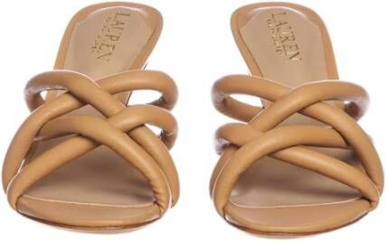 Ralph Lauren Liliana Hak Sandalen Verhoog je Stijl! Beige Dames