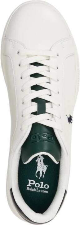 Ralph Lauren Heren Lage Polo Sneakers White Heren