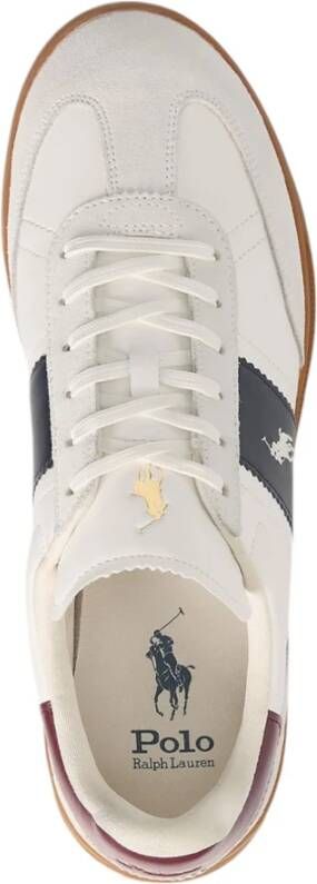 Ralph Lauren Heren Lage Sneakers van Polo White Heren