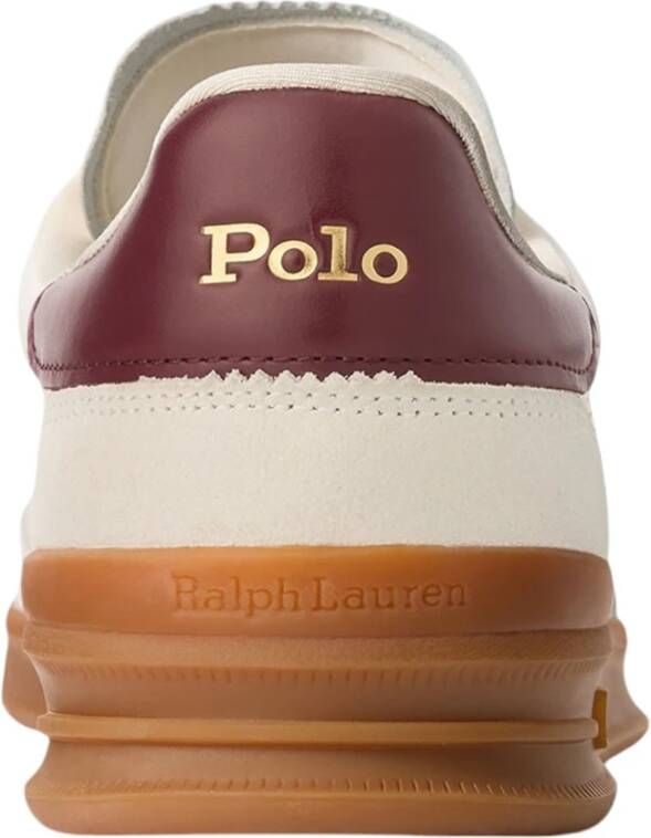 Ralph Lauren Heren Lage Sneakers van Polo White Heren