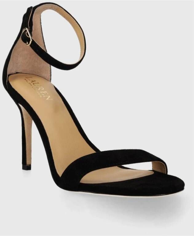 Ralph Lauren High Heel Sandals Black Dames