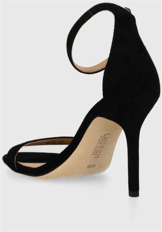 Ralph Lauren High Heel Sandals Black Dames