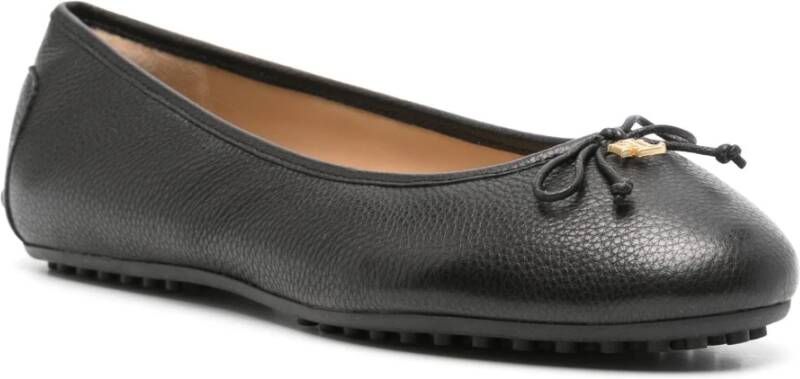 Ralph Lauren Jayna driver flats ballet Black Dames