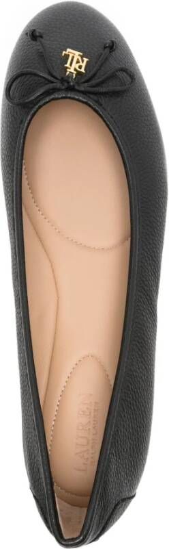 Ralph Lauren Jayna driver flats ballet Black Dames