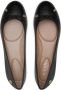 Ralph Lauren Jayna Leren Platte Ballerina's Black Dames - Thumbnail 4