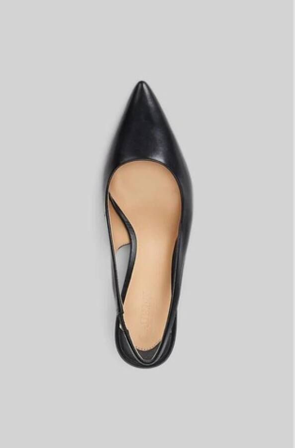 Ralph Lauren Leren Decollette Schoenen Black Dames