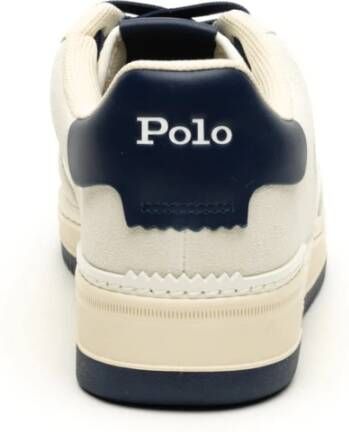 Ralph Lauren Masters CRT Lage Top Sneakers White Heren