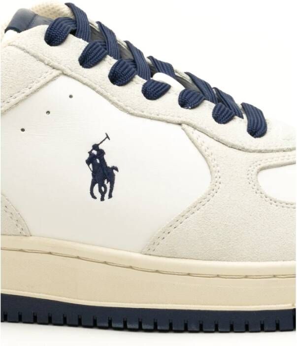 Ralph Lauren Masters CRT Lage Top Sneakers White Heren