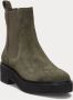 Lauren Ralph Lauren Chelsea boots van leer met treklus model 'ADRIANNA' - Thumbnail 4