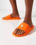 Polo Ralph Lauren Mannen Wasbeer Sliders Orange Heren - Thumbnail 11