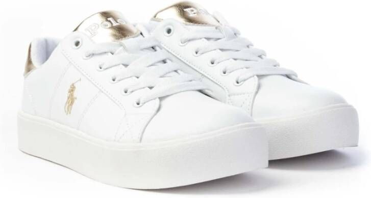 Ralph Lauren Platform Sneakers Rf103185 White Dames