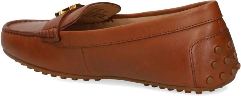 Ralph Lauren Platte mocassins Brown Dames