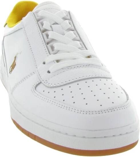 Ralph Lauren Polo Court Schoenen Train 89 White Heren