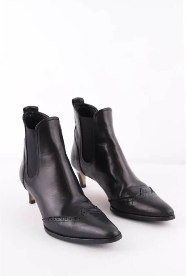 Ralph Lauren Pre-owned Canvas boots Black Dames