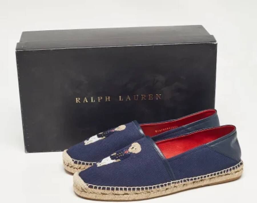 Ralph Lauren Pre-owned Denim espadrilles Blue Heren