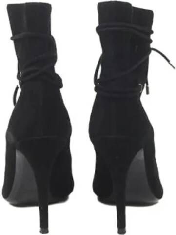 Ralph Lauren Pre-owned Leather boots Black Dames