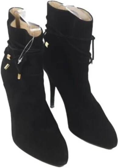 Ralph Lauren Pre-owned Leather boots Black Dames