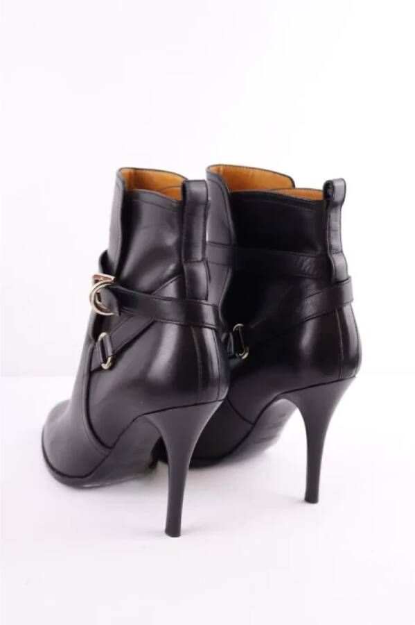 Ralph Lauren Pre-owned Leather boots Black Dames