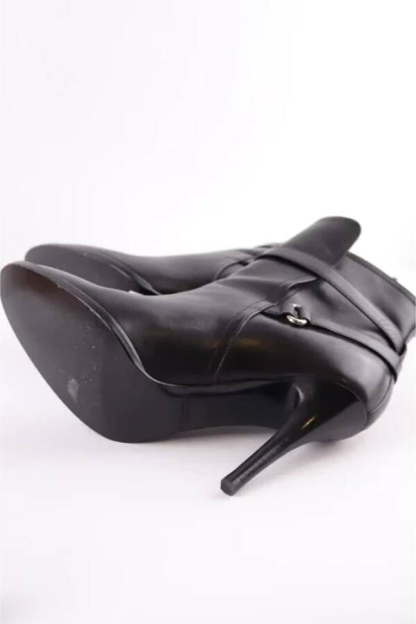 Ralph Lauren Pre-owned Leather boots Black Dames