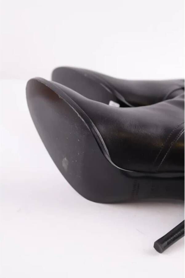 Ralph Lauren Pre-owned Leather boots Black Dames