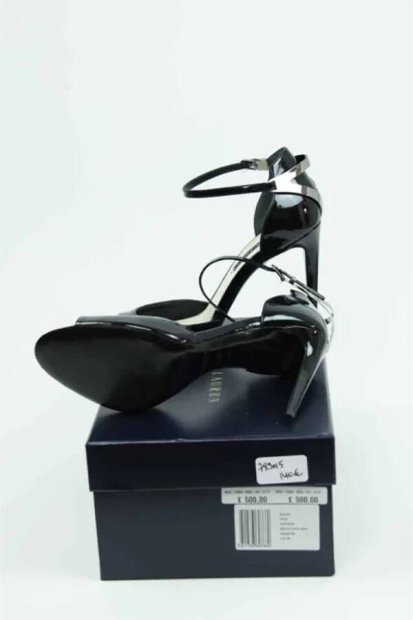 Ralph Lauren Pre-owned Leather heels Black Dames