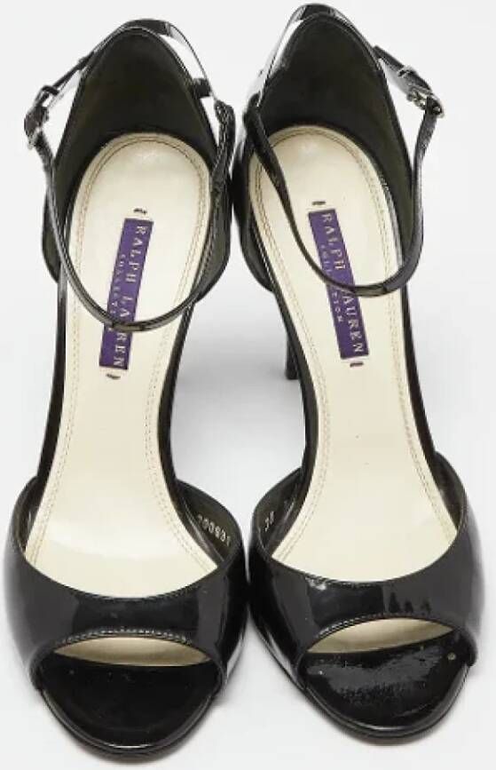 Ralph Lauren Pre-owned Leather sandals Black Dames