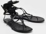 Ralph Lauren Pre-owned Leather sandals Black Dames - Thumbnail 4