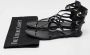 Ralph Lauren Pre-owned Leather sandals Black Dames - Thumbnail 9