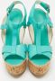 Ralph Lauren Pre-owned Leather sandals Blue Dames - Thumbnail 3