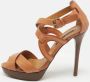 Ralph Lauren Pre-owned Leather sandals Brown Dames - Thumbnail 2