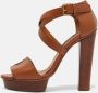 Ralph Lauren Pre-owned Leather sandals Brown Dames - Thumbnail 2