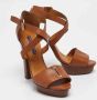 Ralph Lauren Pre-owned Leather sandals Brown Dames - Thumbnail 4